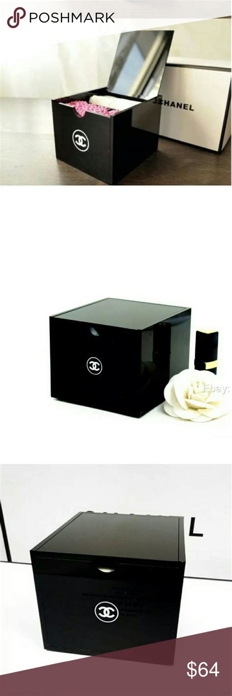 chanel cotton pad holder|chanel makeup remover pads.